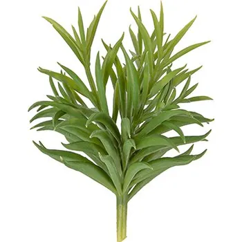 umělá květina Umělá rostlina listy Succelent 15,5cm Present Time (Barva-zelená)