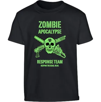 KOMBAT UK Triko dětské Zombie Apocalypse černé 185g Kombat® Velikost: 12-13 let /L