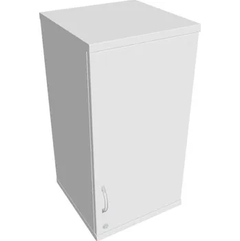 Kancelářský vozík HOBIS kancelářská policová skříň horní - SZ 2 40 01 P H, zámek Huwill, bílá + doprava zdarma