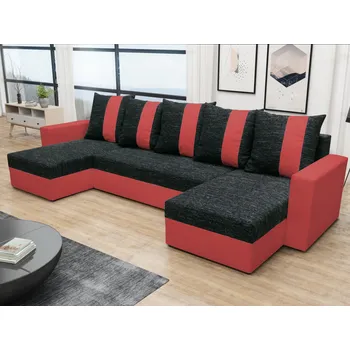 Sedací souprava Smartshop Nogal U černá