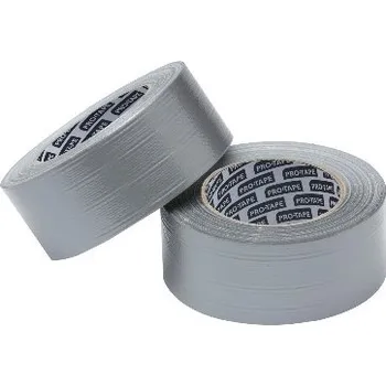 Lepicí páska GEBOL 654150 víceúčelová lepící páska 50mx50mm, stříbrná tkanina 