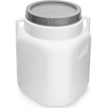 Sterk Plastový hranatý barel s širokým hrdlem, 50 l