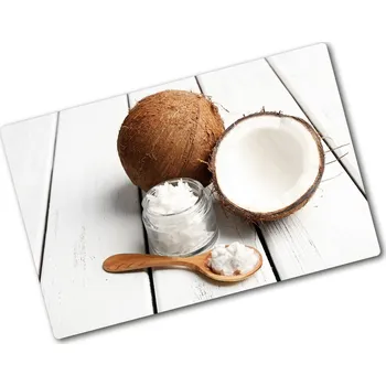 Kuchyňské prkénko Kuchyňská deska velká skleněná Kokosový olej