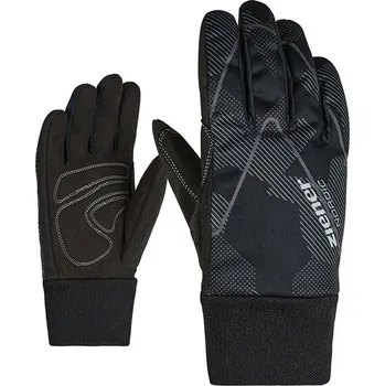 Běžecké rukavice Ziener Unico Junior XC Gray Ink Camo (Běžkařské juniorské rukavice)