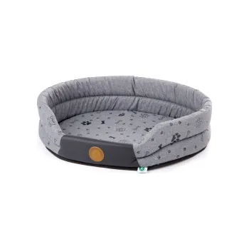 Pelíšek pro psa JK ANIMALS, pelíšek Grey Lux XL, velký, 80×74×17 cm