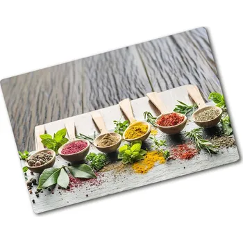 Kuchyňské prkénko Deska na krájení tvrzená Barevné koření