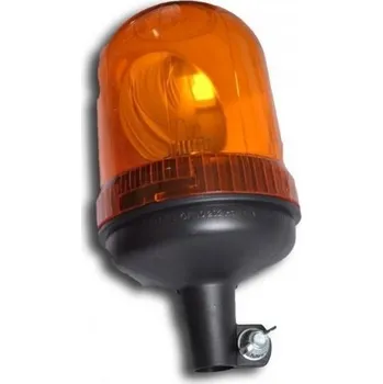 Maják maják rotační na trnu s konektorem 12/24V AMBER - WL213T