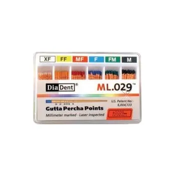 Gutaperčové čepy Diadent 0,02 XF-XL 100ks - Velikost FF ()
