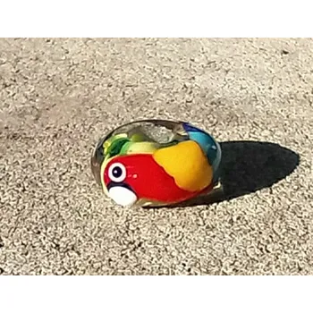 Svíčka Skleněná perla papoušek var.: A