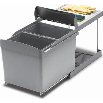 Odpadkový koš Gollinucci Vestavný odpadkový koš Linea 516 - 2x16 litrů + sleva 5% po přihlášení