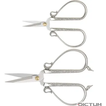 Krejčovské nůžky Dictum 708214 - All-purpose Scissors with Traditional Chinese Decoration, 2-Piece Set - Nůžky
