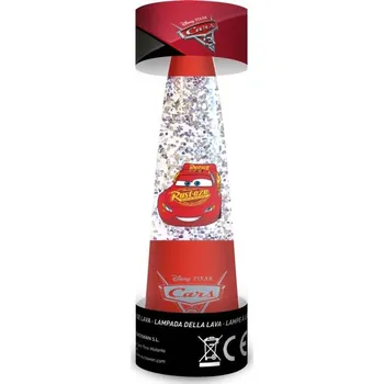 Dětské svítidlo Euroswan Lávová lampička Cars Plast červená 