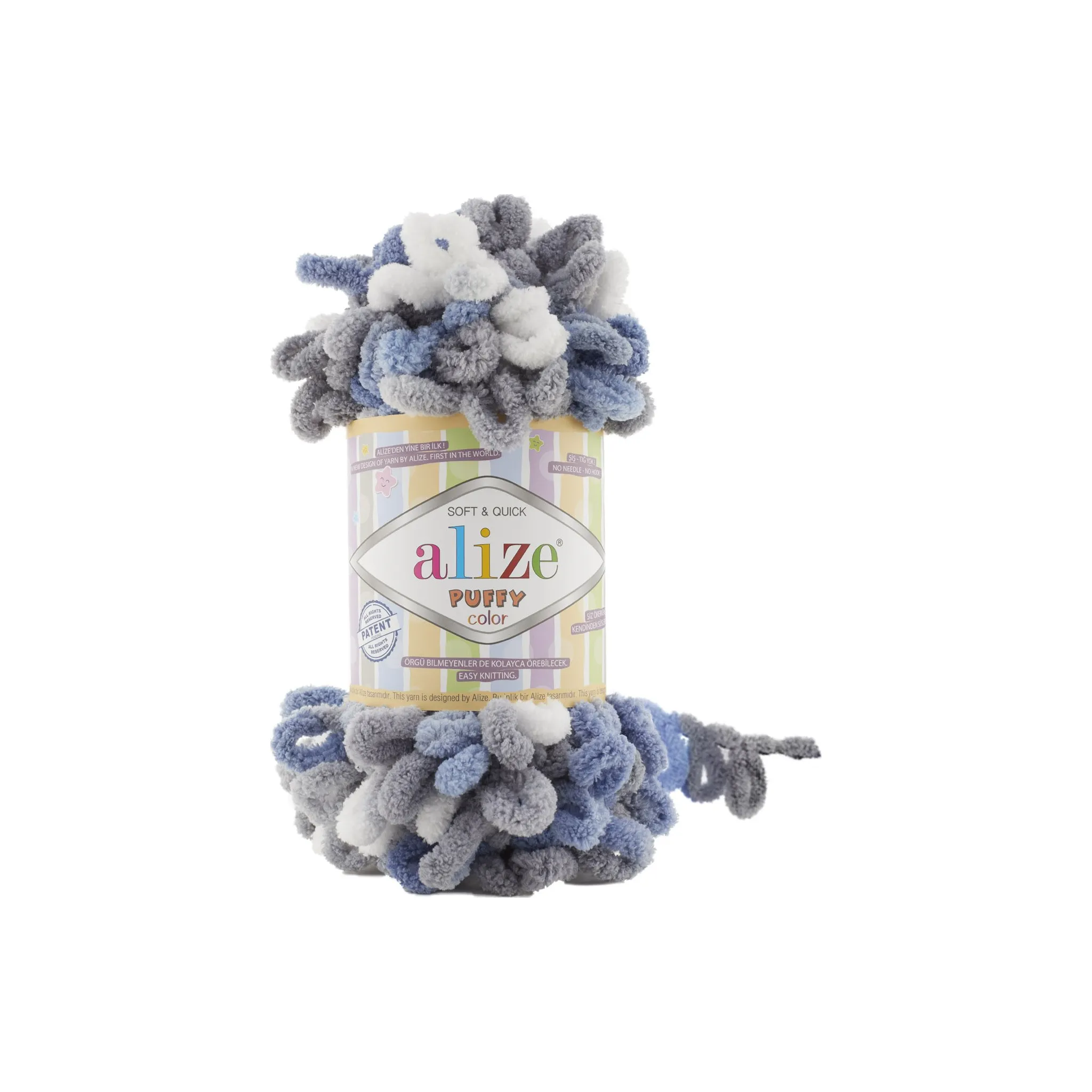 Fotografie 1 - Příze Alize Puffy Color 6075