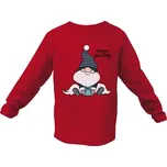 Tričko s potiskem Vánoční skřítek s dárečkem dětské