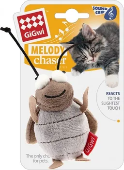 Hračka pro kočku Gigwi Melody Chaser cvrček se zvukovým čipem