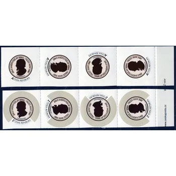 Poštovní známka Česká pošta (2014) č. 829 - 830 ** - Česká republika - Vlastní známky kruhové "A" a "Z" (vzor - samolepící)