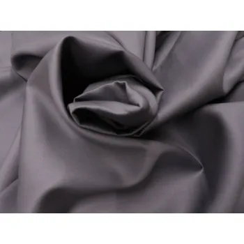 Mirtex Látka SATEEN 150/928 Šedá Steel hladký šíře 285cm Velkoobchod Ceník: VELKOOBCHOD: po celých rolích, bez odvíjení