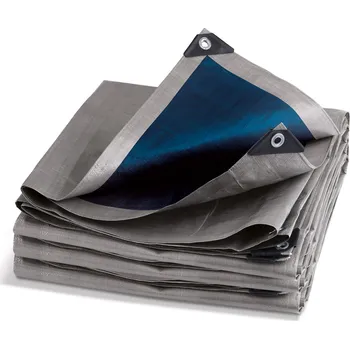 Krycí plachta Lobster Zakrývací plachta šedá/modrá 10 x 15 m