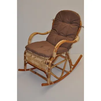 Podsedák Nábytek PEGAS Polstr na křeslo klasik hnědý melír