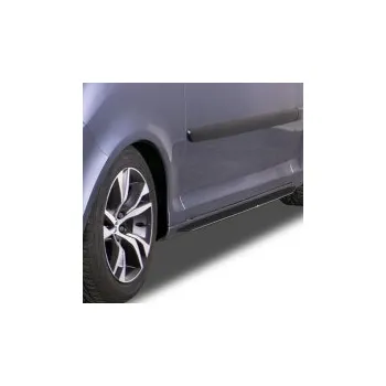 Auto-moto RDX Racedesign prahové lišty Slim (ABS plast lesklý černý) Peugeot 1007 -- od roku výroby 2005-