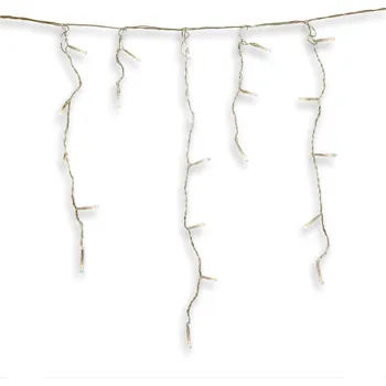 Vánoční dekorace Voltronic světelný řetěz déšť 400 LED studená bílá