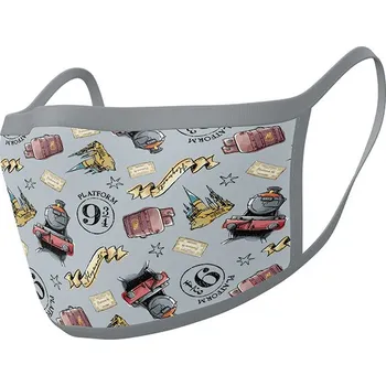 rouška Harry Potter - rouška Hogwarts Express Premium - 2 kusy