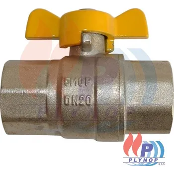 Ventil Kulový ventil FF 1/2" plyn motýl VALVEX - 3412070 (166283412070)
