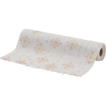 ubrus Orion Snow 710790 běhoun bílý 28 x 270 cm