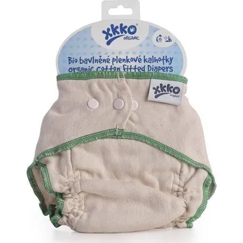 Přebalování Kikko Plenkové kalhotky XKKO Organic - Natural Vel. L (8,5-13,5kg)