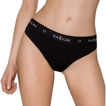 Dámské erotické kalhotky Passion PS004 Panties Black Velikost L