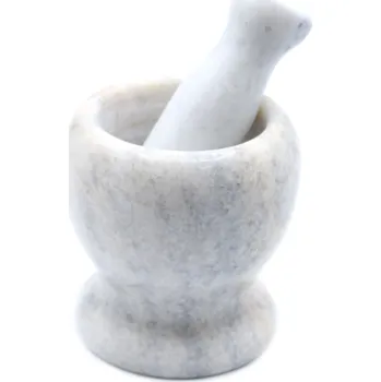 Hmoždíř AWGifts Velký hmoždíř - Bílý mramor - 11x10cm
