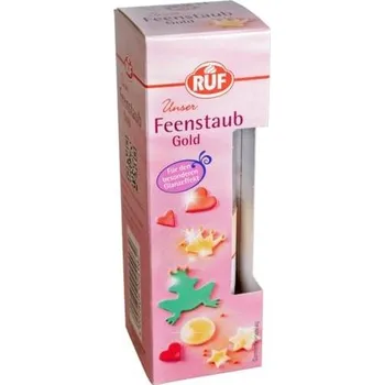 Jedlá dekorace na dort RUF Prach na dekoraci zlatý 10 g