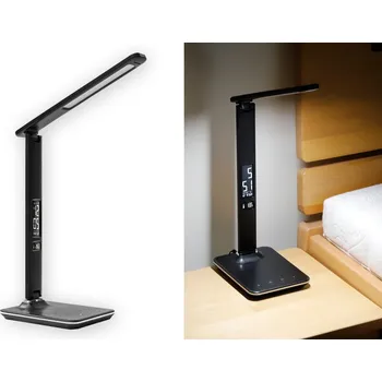 LED stolní lampička s displejem