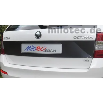 Tuning Designový kryt pod SPZ, Škoda Octavia III, Combi / RS Combi ,černá metalíza, Milotec (15.3 680 04)