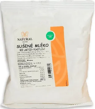 Natural Jihlava Sušené mléko bez laktózy 250 g plnotučné