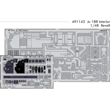 Plastikový model Eduard 1/48 Ju 188 interior (REVELL)