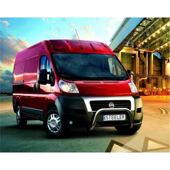 Auto-moto Přední ochranný rám nízký nerez s EC homologací Fiat Ducato, 2006-2014 (62.DUCATO-R0070-06)