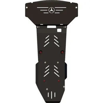 Kryt motoru Kryt motoru a převodovky, Mercedes-Benz ML, (W164), 2005->, ohýbaný, ocel 2,5 mm (73.13.1172)