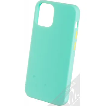 Pouzdro na mobilní telefon 1Mcz Solid TPU ochranný kryt pro Apple iPhone 12 mini mátově zelená (mint green)