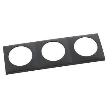 Elektrická zásuvka Berker Rámeček Integro Flow Třírámeček Antracit