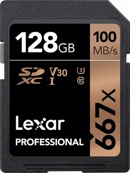Paměťová karta Lexar Pro 667x 128 GB SDXC UHS-I U3 (LSD128B667)