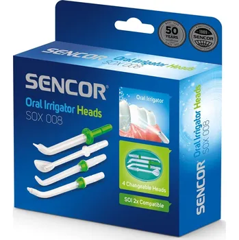 Náhradní nástavec pro ústní sprchu Sencor SOX 008 4 ks