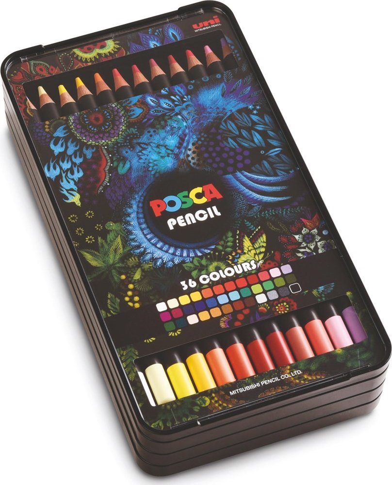 Uni-Ball Posca 1.8-2.5 Su Bazlı Boyama Markörü Ahududu N - Zümrüt Kırtasiye