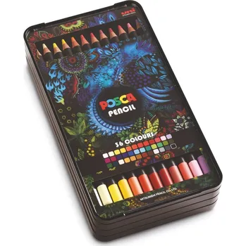 Uni-Ball KPE-200 36C Posca 36 ks Pastelka Uni-Ball KPE-200 36C Posca 36 ks