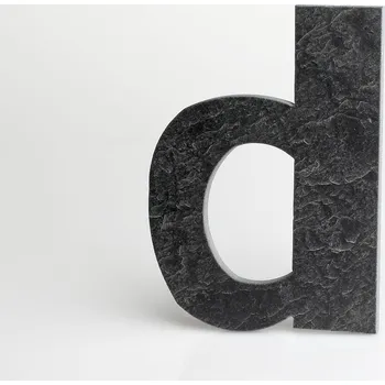 Domovní cedule Domovní číslo popisné Břidlice LILY - písmeno "d"