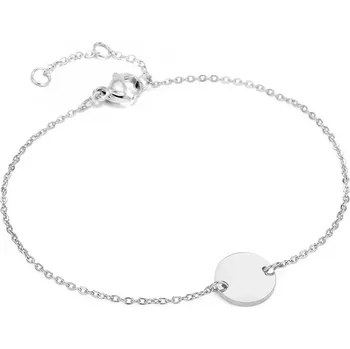 Náramek Šperky4U Ocelový náramek s kulatou destičkou - OPA1658-ST