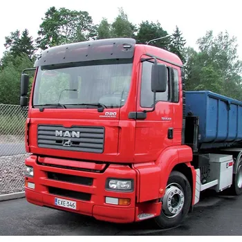 Plexi ofuk oken Sluneční clona MAN TGS / TG-A M/L TG-L L 04/2004 art. 5117AB/komplet (kompletní clona - akrylová část s montážní sestavou)