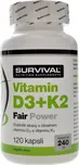 Survival Vitamín D3+K2 Fair Power 120…