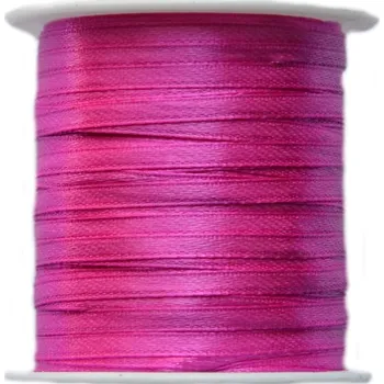 Stuha atlasová šíře 3mm jednolící, barva Fuchsiová (3082)