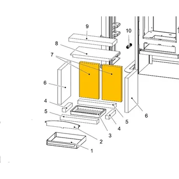 Krbová kamna HAAS+SOHN Cihla 30x168x300; ND 0434315005501; 1 kus - náhradní šamotová cihla